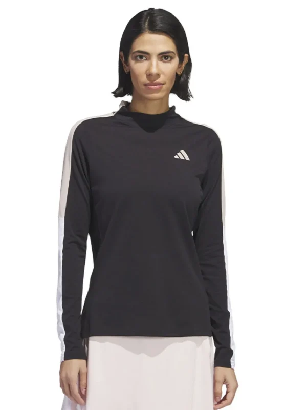 Women Adidas Shirts< Women'S Made With Nature Mock Neck Tee - Black