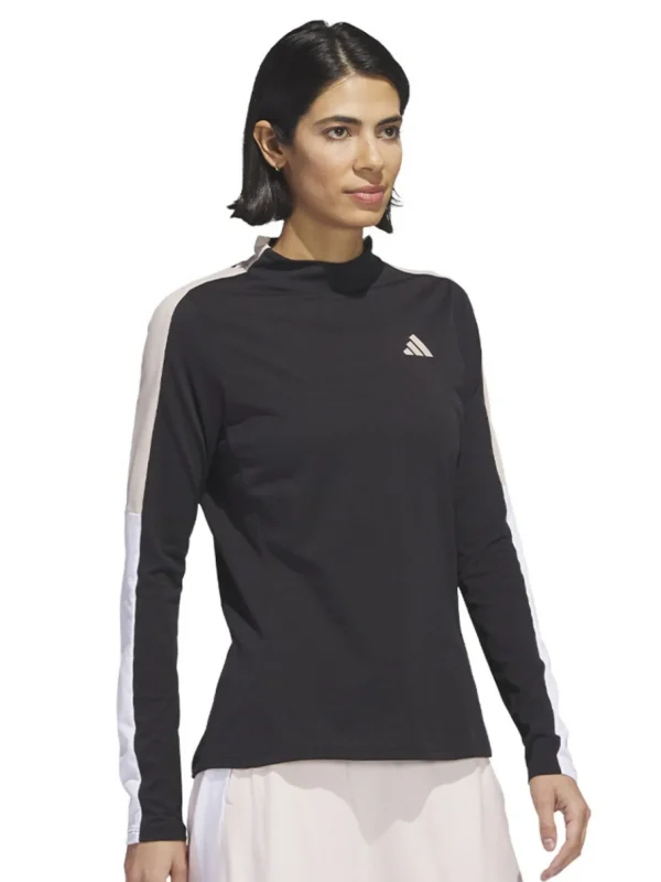 Women Adidas Shirts< Women'S Made With Nature Mock Neck Tee - Black