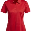 Women Adidas Shirts< Women'S Performance Primegreen Polo Shirt - Colligate Red