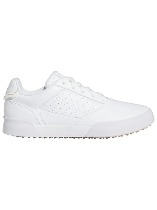 Women Adidas Womens Golf Shoes< Women'S Retrocross Spikeless Golf Shoes - Ftwr White/Sand Strata/Gum