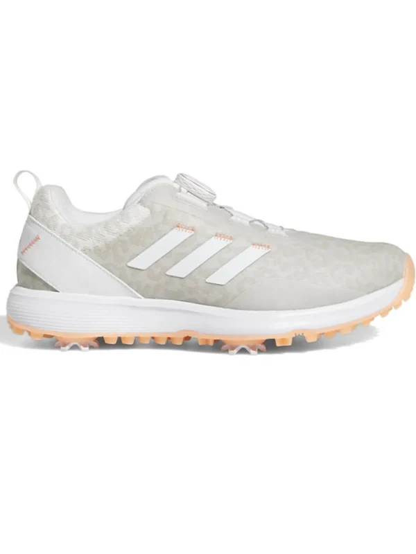 Women Adidas Womens Golf Shoes< Women'S S2G Boa Golf Shoes - Ftwr White/Ftwr White/Coral Fusion