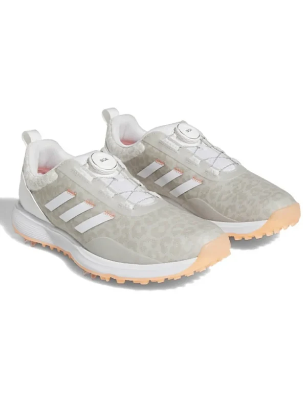 Women Adidas Womens Golf Shoes< Women'S S2G Boa Golf Shoes - Ftwr White/Ftwr White/Coral Fusion