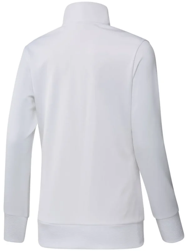 Women Adidas Jumpers< Women'S Textured Full-Zip Jacket - White