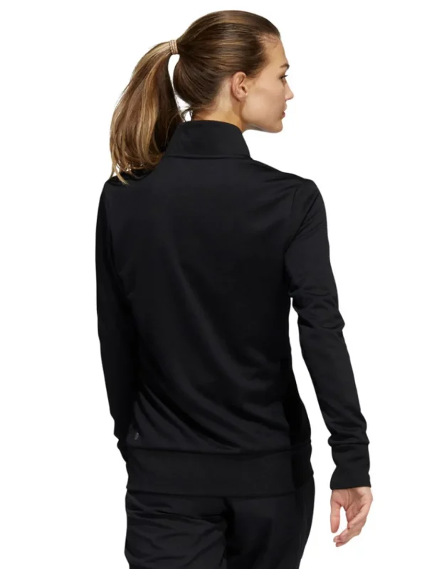 Women Adidas Jumpers< Women'S Textured Full-Zip Jacket - Black