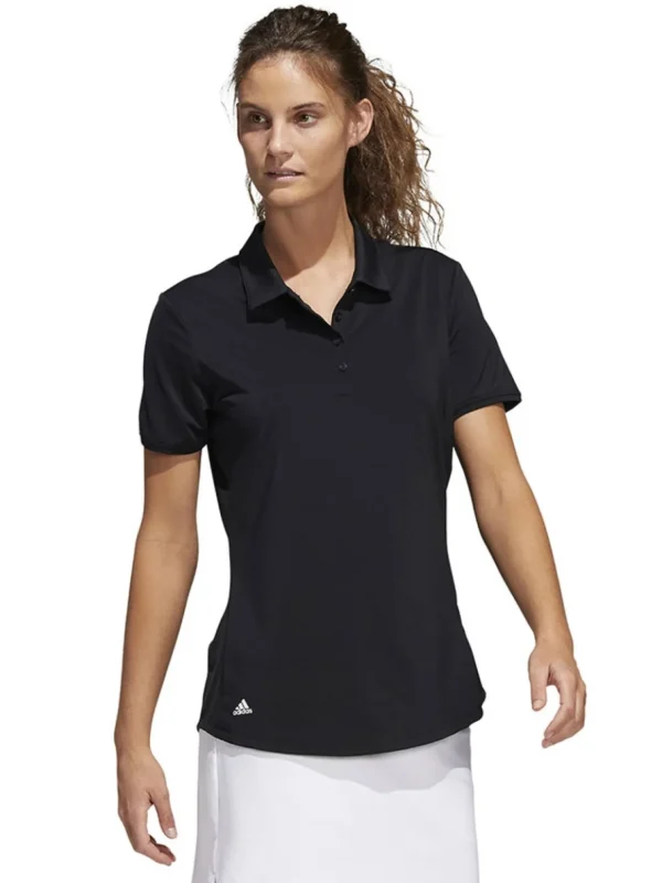 Women Adidas Shirts< Women'S Ultimate365 Solid Polo Shirt - Black