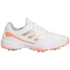 Women Adidas Womens Golf Shoes< Women'S Zg23 Lightstrike Golf Shoes - Ftwr White/Silver Met./Coral Fusion