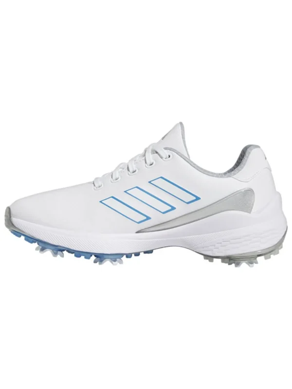 Women Adidas Womens Golf Shoes< Women'S Zg23 Lightstrike Golf Shoes - Ftwr White/Blue Fusion/Silver Met.