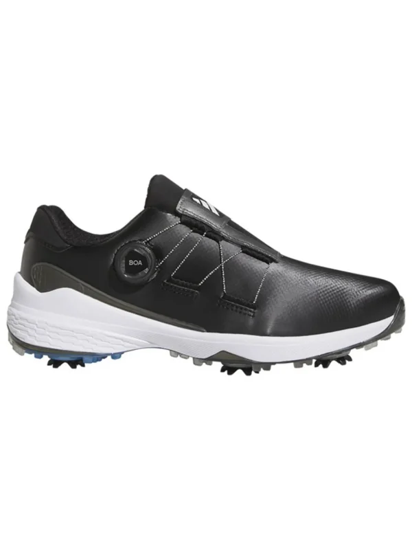 Men Adidas Mens Golf Shoes< Zg23 Boa Lightstrike Golf Shoes - Core Black/Ftwr White/Dark Silver Met.