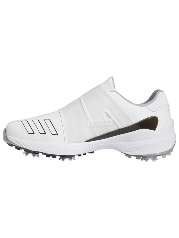 Men Adidas Mens Golf Shoes< Zg23 Boa Lightstrike Golf Shoes - Ftwr White/Core Black/Silver Met.