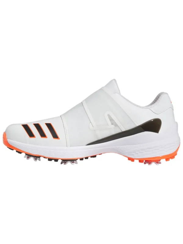 Men Adidas Mens Golf Shoes< Zg23 Boa Lightstrike Golf Shoes - Ftwr White/Core Black/Semi Solar Red