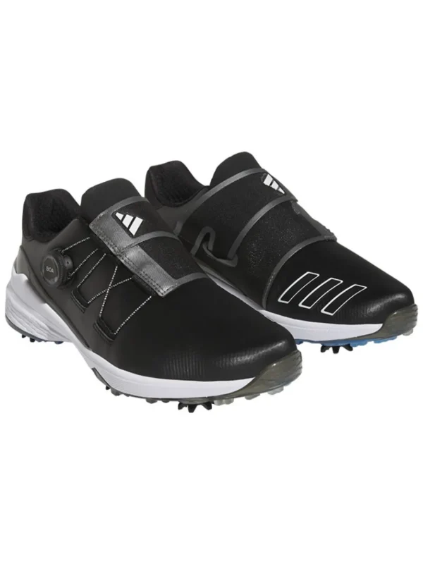 Men Adidas Mens Golf Shoes< Zg23 Boa Lightstrike Golf Shoes - Core Black/Ftwr White/Dark Silver Met.