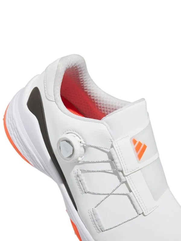 Men Adidas Mens Golf Shoes< Zg23 Boa Lightstrike Golf Shoes - Ftwr White/Core Black/Semi Solar Red