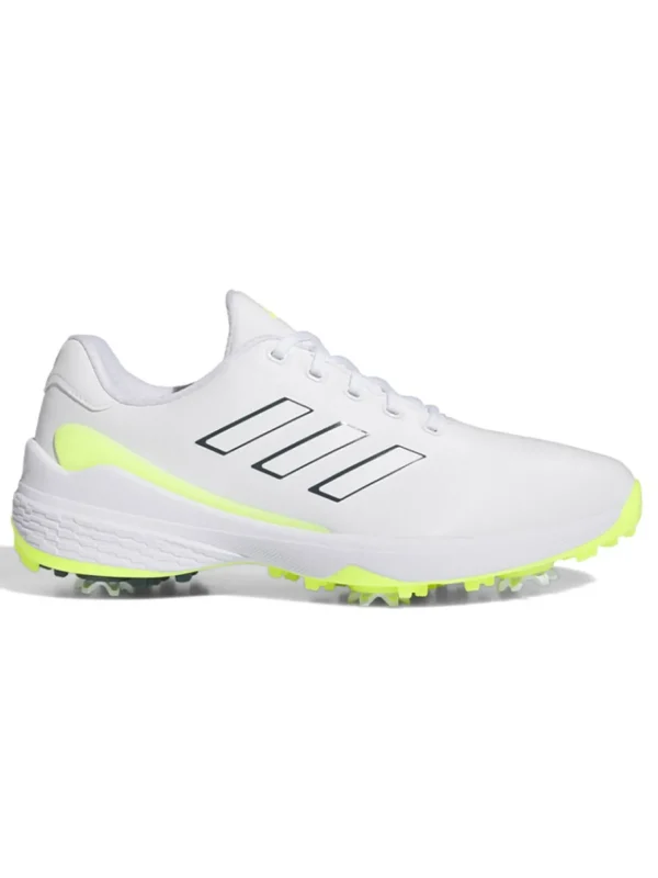 Men Adidas Mens Golf Shoes< Zg23 Golf Shoes - Cloud White/Arctic Night/Lucid Lemon