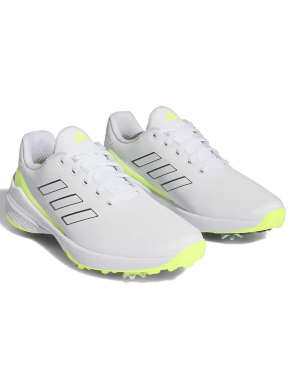 Men Adidas Mens Golf Shoes< Zg23 Golf Shoes - Cloud White/Arctic Night/Lucid Lemon