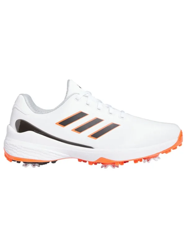 Men Adidas Mens Golf Shoes< Zg23 Golf Shoes - Ftwr White/Core Black/Semi Solar Red