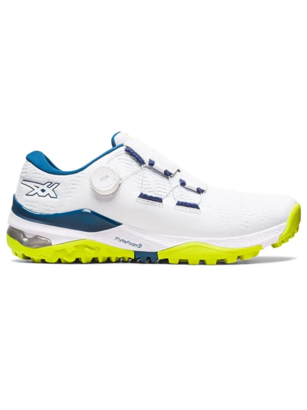 Men Asics Mens Golf Shoes< Gel Kayano Ace Boa 2 Golf Shoes - White/Blue