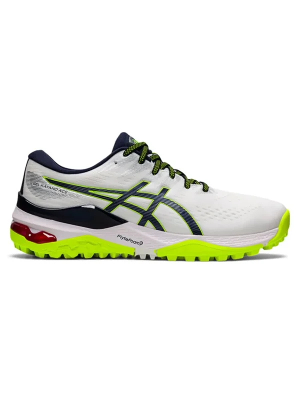 Men Asics Mens Golf Shoes< Gel Kayano Ace Golf Shoes - White/Midnight