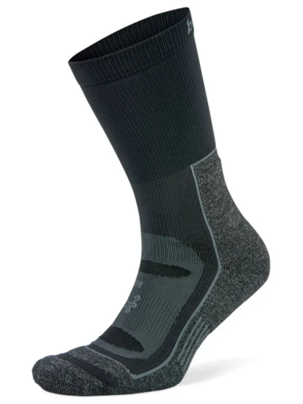 Balega Socks< Blister Resistant Crew Socks - Grey/Black