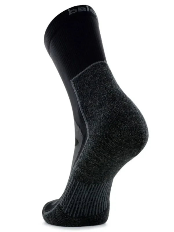 Balega Socks< Blister Resistant Crew Socks - Grey/Black