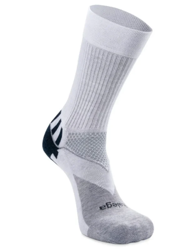 Balega Socks< Enduro V-Tech Crew Socks - White/Midgrey