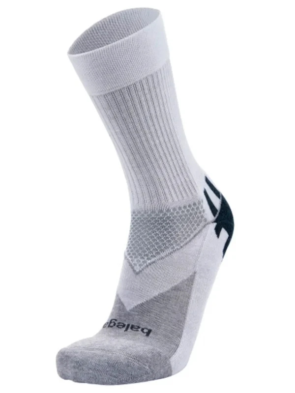 Balega Socks< Enduro V-Tech Crew Socks - White/Midgrey