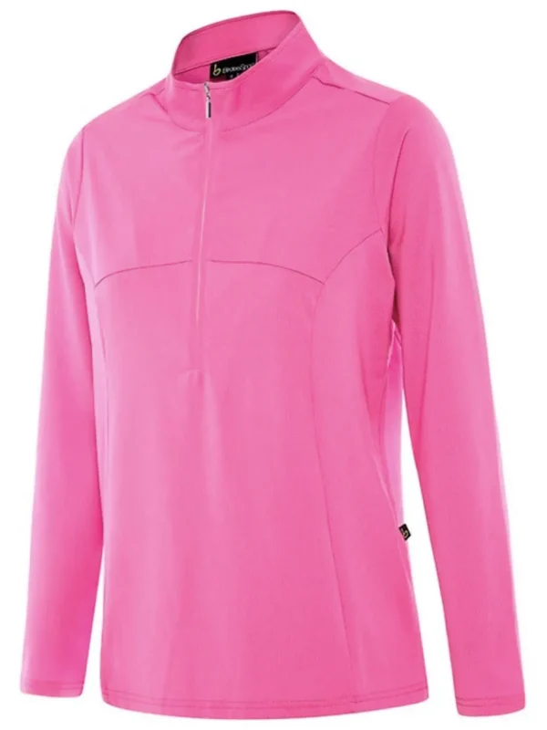 Women Birdee Sport Shirts< Women'S Breeze Uv Long Sleeve Top - Pink