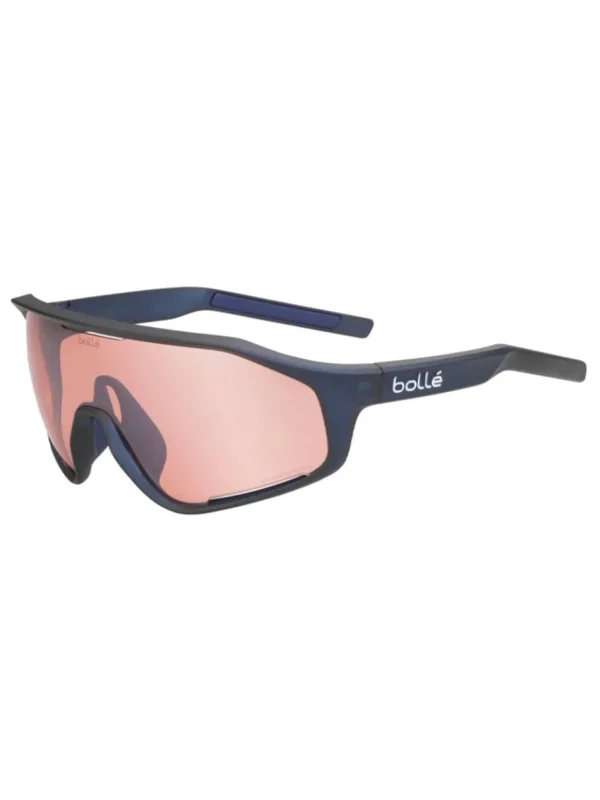 Bolle Sunglasses< Shifter Sunglasses - Crystal Navy Matte W/ Phantom Vermillon Gun