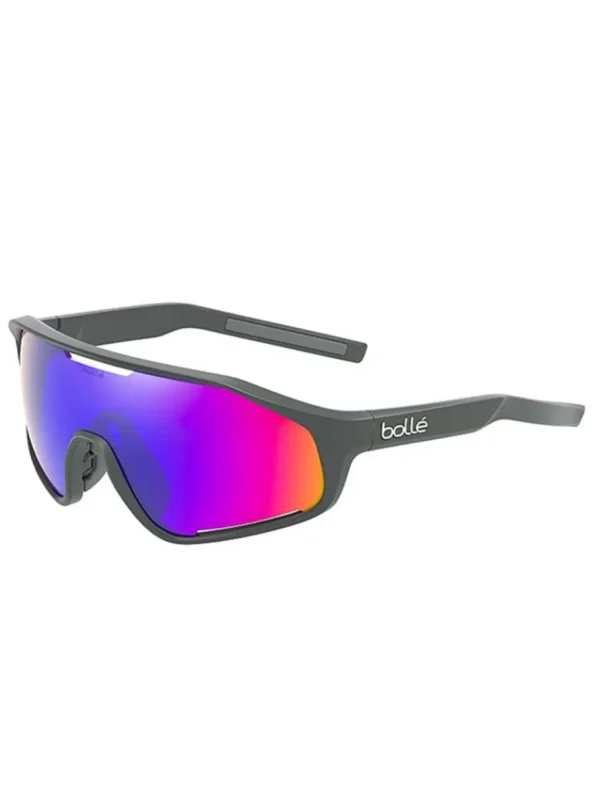 Bolle Sunglasses< Shifter Sunglasses - Titanium Matte W/ Volt+ Ultraviolet Polarised