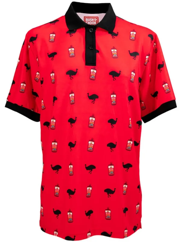 Men Bush Chook Shirts< Filthy Chook Polo - Multi