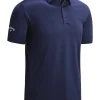 Men Callaway Shirts< Swingtech Solid Polo - Peacoat