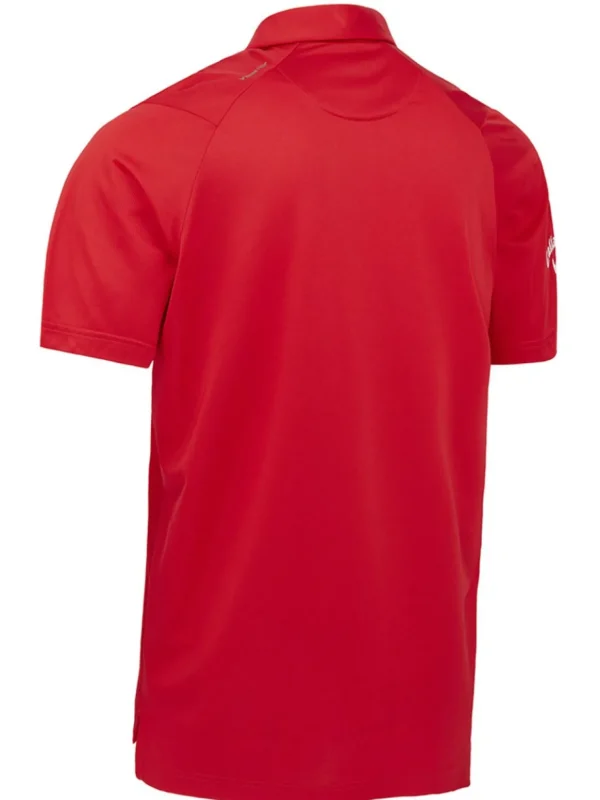 Men Callaway Shirts< Swingtech Solid Polo - True Red