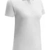 Women Callaway Shirts< Women'S Swingtech Solid Polo - Brilliant White