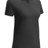 Women Callaway Shirts< Women'S Swingtech Solid Polo - Caviar