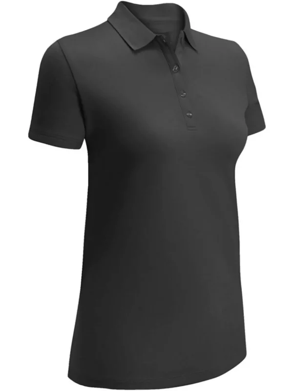 Women Callaway Shirts< Women'S Swingtech Solid Polo - Caviar