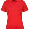 Women Callaway Shirts< Women'S Swingtech Solid Polo - True Red