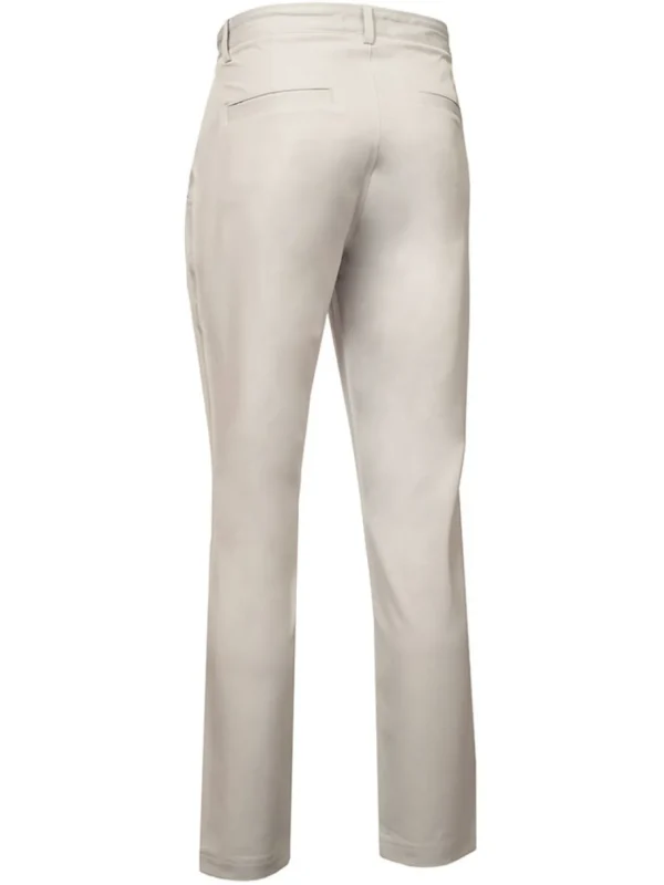 Men Calvin Klein Pants< Bullet Regular Fit Stretch Trouser - Pale Silver