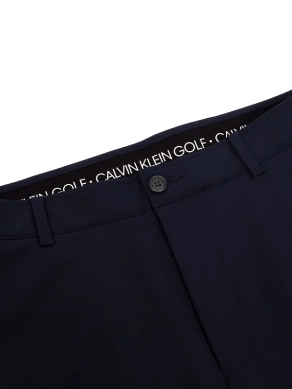 Men Calvin Klein Pants< Bullet Regular Fit Stretch Trouser - Navy