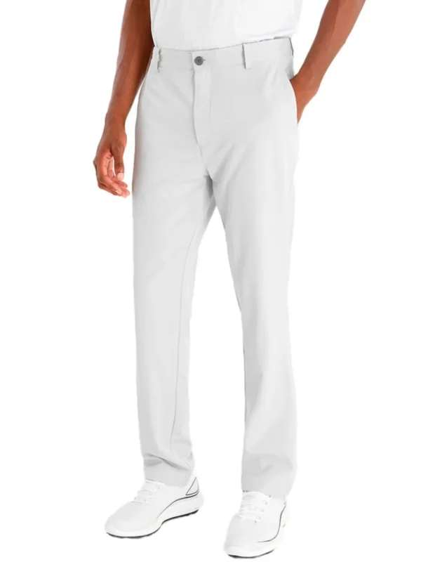 Men Calvin Klein Pants< Bullet Regular Fit Stretch Trouser - Pale Silver