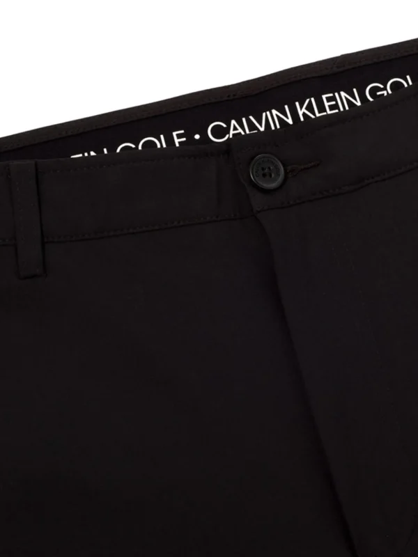 Men Calvin Klein Pants< Bullet Regular Fit Stretch Trouser - Black