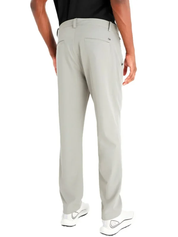 Men Calvin Klein Pants< Bullet Regular Fit Stretch Trouser - Cameo Green