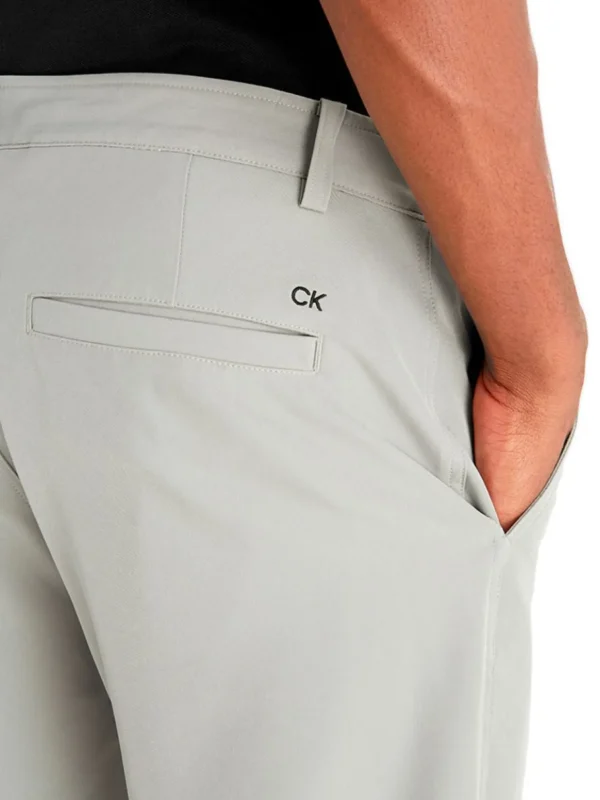 Men Calvin Klein Pants< Bullet Regular Fit Stretch Trouser - Cameo Green