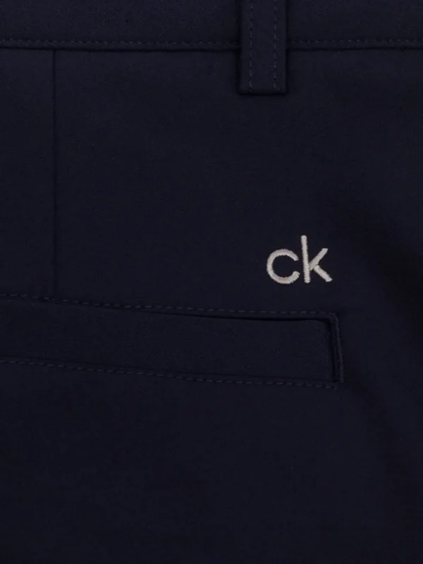 Men Calvin Klein Pants< Bullet Regular Fit Stretch Trouser - Navy