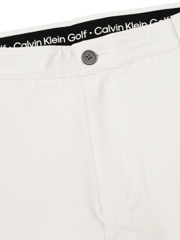 Men Calvin Klein Pants< Bullet Regular Fit Stretch Trouser - Pale Silver