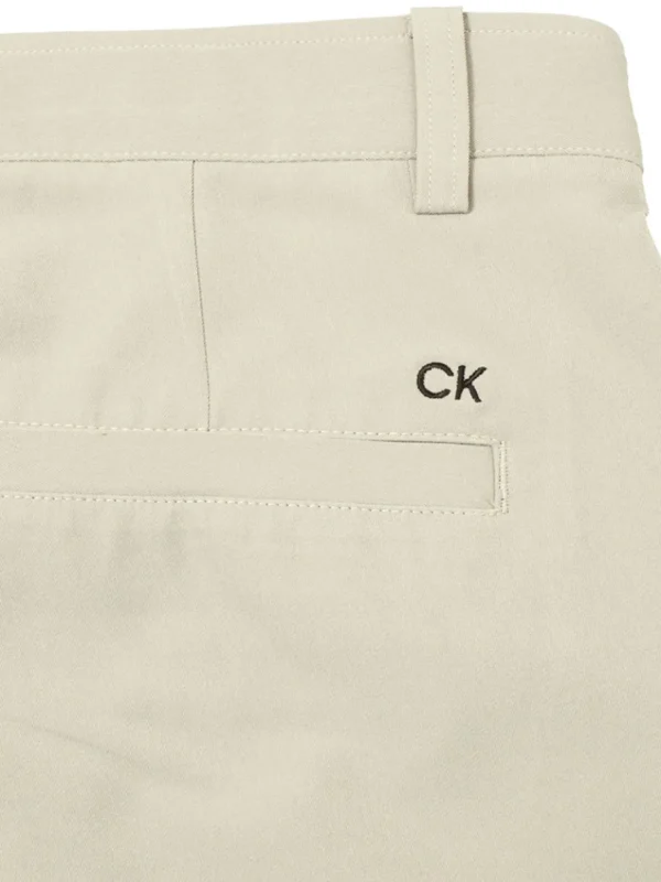 Men Calvin Klein Pants< Bullet Regular Fit Stretch Trouser - Cameo Green