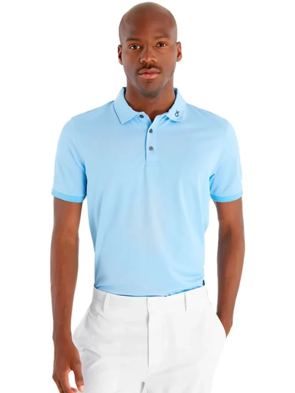 Men Calvin Klein Shirts< Concord Polo - Boy Blue Marl