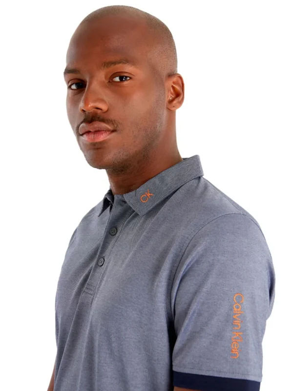 Men Calvin Klein Shirts< Concord Polo - Navy Marl