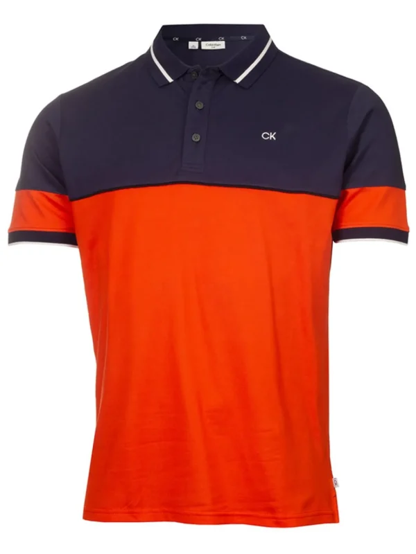 Men Calvin Klein Shirts< Marshall Polo - Spicy Orange