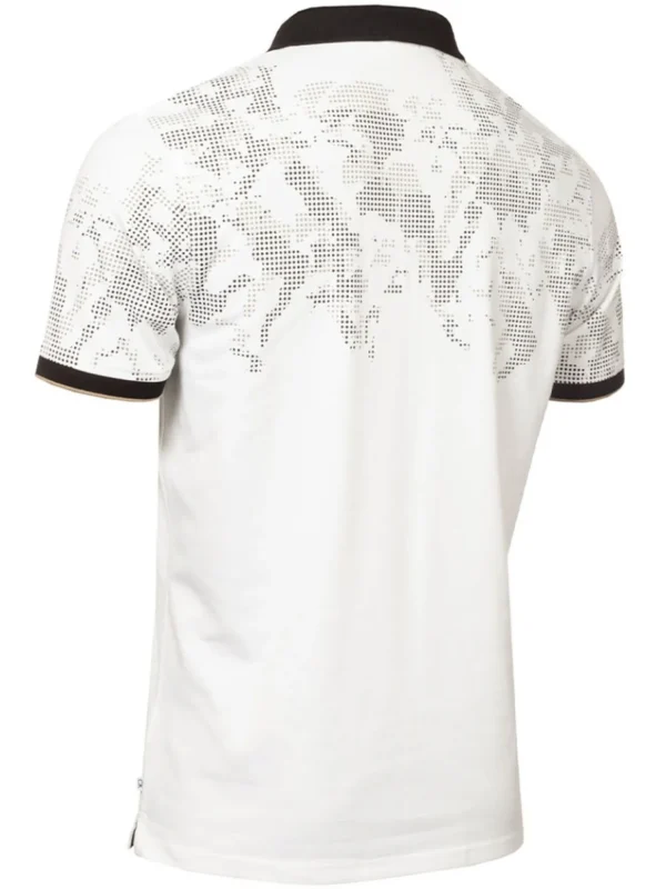 Men Calvin Klein Shirts< Nashua Printed Polo - White/Black