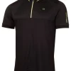 Men Calvin Klein Shirts< Whitman Zipped Polo - Black