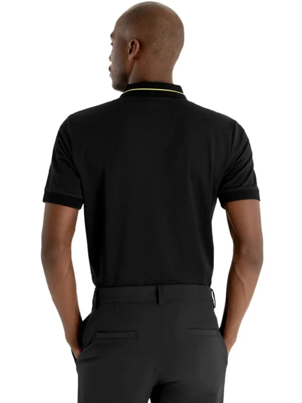 Men Calvin Klein Shirts< Whitman Zipped Polo - Black